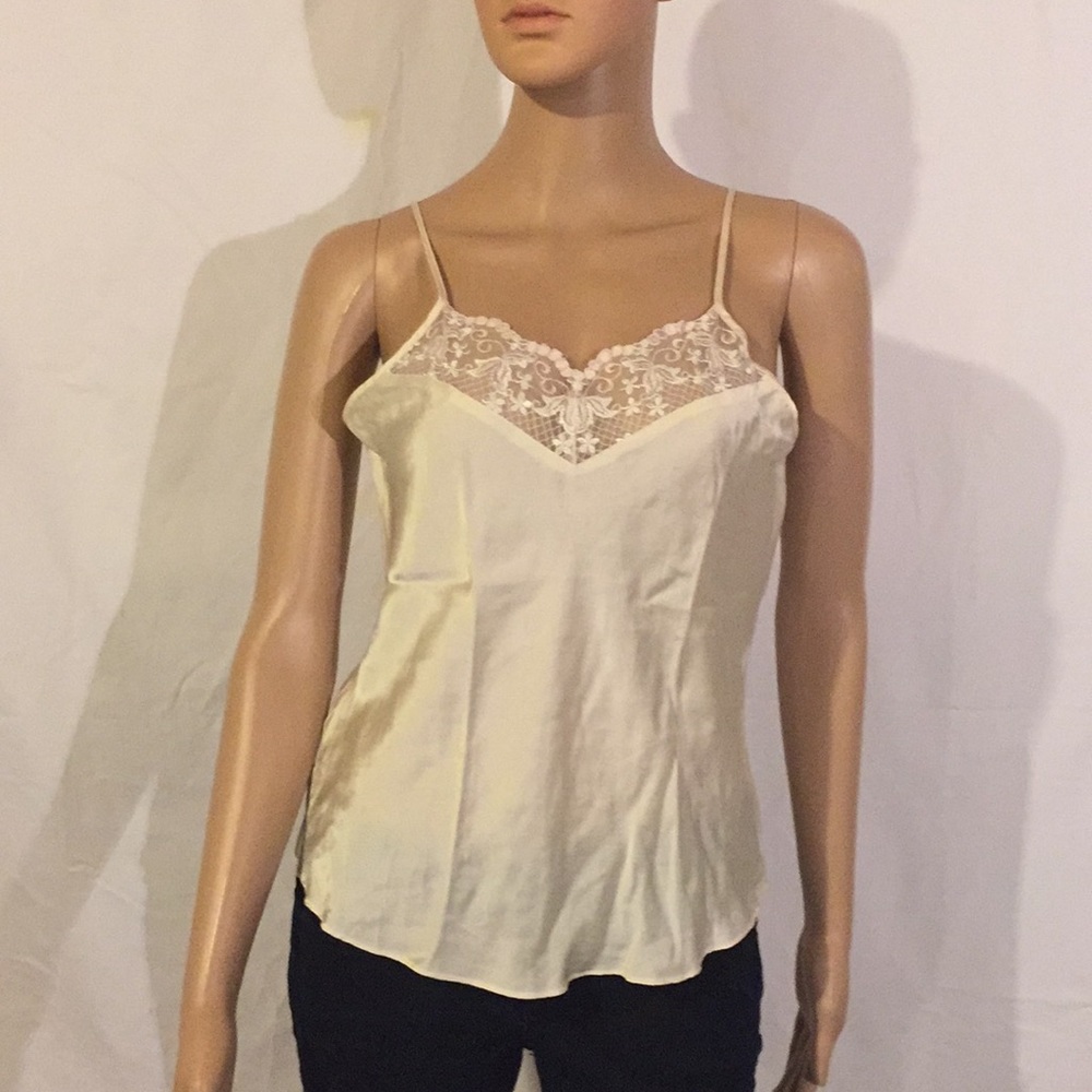 NWOT Pure Silk Lace Cami - Picture 3 of 12